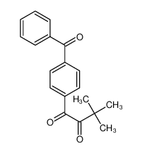 1-(4-benzoylphenyl)-3,3-dimethylbutane-1,2-dione 1107651-89-7