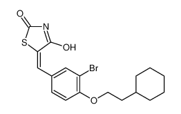 5-[[3-溴-4-(2-环己基乙氧基)苯基]亚甲基]-2,4-噻唑烷二酮