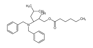 [(2R,3S)-3-(dibenzylamino)-2-hydroxy-5-methylhexyl] hexanoate 871948-94-6