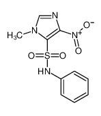 3-methyl-5-nitro-N-phenylimidazole-4-sulfonamide 6954-36-5