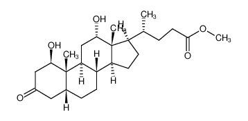 99598-13-7 methyl (R)-4-((1R,5R,8S,9S,10S,12S,13R,14S,17R)-1,12-dihydroxy-10,13-dimethyl-3-oxohexadecahydro-1H-cyclopenta[a]phenanthren-17-yl)pentanoate