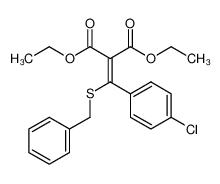 1315451-71-8 diethyl 2-(benzylthio(4-chlorophenyl)methylene)malonate