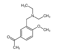 1-{3-[(二乙基氨基)甲基]-4-甲氧基苯基}乙酮