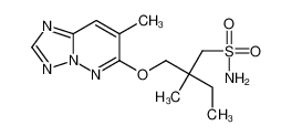 152537-71-8 structure, C12H19N5O3S