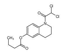 62265-71-8 [1-(2,2-dichloroacetyl)-3,4-dihydro-2H-quinolin-6-yl] butanoate