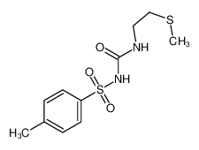 1-(4-methylphenyl)sulfonyl-3-(2-methylsulfanylethyl)urea 91430-93-2