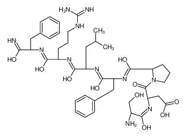 110325-86-5 structure, C42H61N11O10