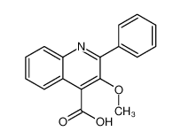 3-methoxy-2-phenylquinoline-4-carboxylic acid 41957-64-6