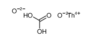 carbonic acid,oxygen(2-),thorium(4+) 49741-19-7