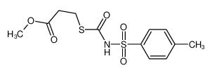 78614-29-6 methyl 3-[(4-methylphenyl)sulfonylcarbamoylsulfanyl]propanoate