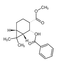 58400-81-0 spectrum, methyl (1S,6R)-2-(benzoyloxy)-7,7-dimethylbicyclo[4.1.0]heptane-3-carboxylate