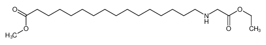 908859-29-0 methyl 16-[(2-ethoxy-2-oxoethyl)amino]hexadecanoate