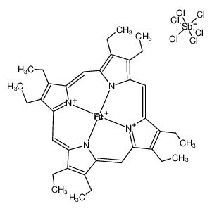 {(octaethylporphyrin)Fe(III)Cl} hexachloroantimonate 100333-81-1