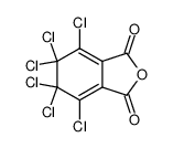 34973-35-8 structure, C8Cl6O3