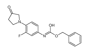 benzyl N-[3-fluoro-4-(3-oxopyrrolidin-1-yl)phenyl]carbamate 1021088-77-6