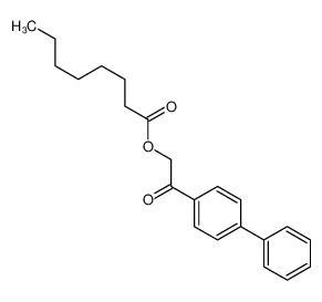 6942-70-7 [2-oxo-2-(4-phenylphenyl)ethyl] octanoate