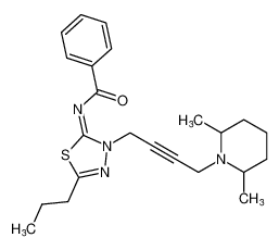 105200-93-9 structure, C23H30N4OS