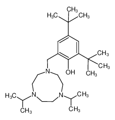 181261-14-3 1,4-di-iso-propyl-7-(3,5-di-tert-butyl-2-hydroxybenzyl)-1,4,7-triazacyclononane