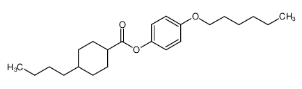 4-Hexyloxyphenyl 4-butylcyclohexanecarboxylate 67679-60-1