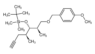 243468-89-5 tert-butyl(((2R,3S,4S)-1-((4-methoxybenzyl)oxy)-2,4-dimethylhept-6-yn-3-yl)oxy)dimethylsilane