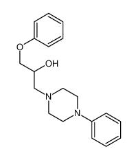 1-phenoxy-3-(4-phenylpiperazin-1-yl)propan-2-ol 66307-43-5