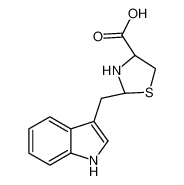 (2R)-2-(1H-indol-3-ylmethyl)-1,3-thiazolidine-4-carboxylic acid 111961-85-4
