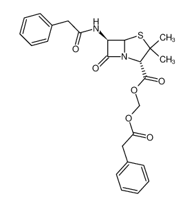 121894-90-4 spectrum, (2S,6R)-(2-phenylacetoxy)methyl 3,3-dimethyl-7-oxo-6-(2-phenylacetamido)-4-thia-1-azabicyclo[3.2.0]heptane-2-carboxylate