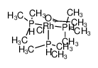 82555-25-7 structure, C11H34ClOP3Rh