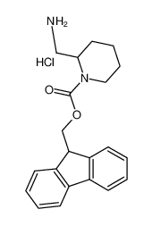 9H-fluoren-9-ylmethyl 2-(aminomethyl)piperidine-1-carboxylate,hydrochloride 669713-55-7