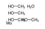 126769-40-2 structure, C4H18MoO5