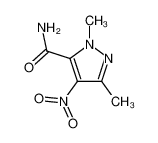 2,5-dimethyl-4-nitropyrazole-3-carboxamide