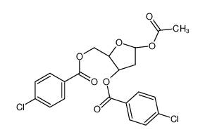 1-氧乙酰基-3,5-二对氯苯甲酰基-2-脱氧-D-核糖