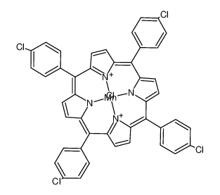 62613-31-4 structure, C44H24Cl5MnN4++