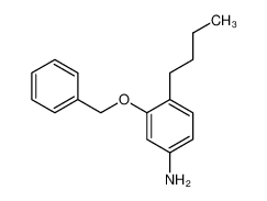 3-苄氧基-4-丁基苯胺