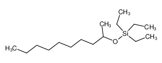 60670-86-2 spectrum, 2-(triethylsiloxy)decane