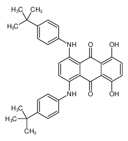 1,4-bis(4-tert-butylanilino)-5,8-dihydroxyanthracene-9,10-dione 4851-50-7