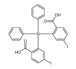 129459-83-2 structure, C26H18I2O4Si