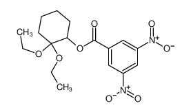 (2,2-diethoxycyclohexyl) 3,5-dinitrobenzoate 7469-78-5