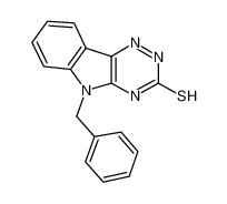 5-Benzyl-5H-[1,2,4]triazino[5,6-b]indole-3-thiol