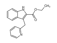 102025-60-5 3-[2]pyridylmethyl-indole-2-carboxylic acid ethyl ester