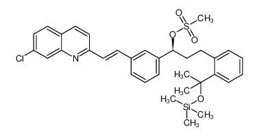 1359172-33-0 (S,E)-1-(3-(2-(7-chloroquinolin-2-yl)vinyl)phenyl)-3-(2-(2-((trimethylsilyl)oxy)propan-2-yl)phenyl)propyl methanesulfonate