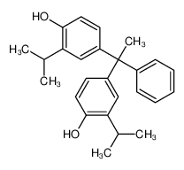 4-[1-(4-hydroxy-3-propan-2-ylphenyl)-1-phenylethyl]-2-propan-2-ylphenol