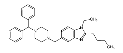 68741-18-4 structure, C31H38N4