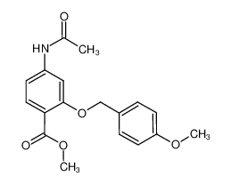 1051863-73-0 spectrum, 2-p-methoxybenzyloxy-4-acetamidobenzoic acid methyl ester