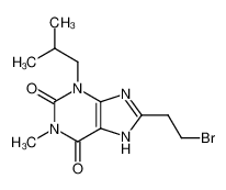 90749-63-6 spectrum, 1-methyl-3-isobutyl-8-(2-bromoethyl)xanthine