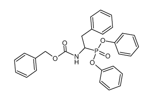 diphenyl α-N-(benzyloxycarbonyl)amino-2-phenylethylphosphonate 73270-46-9