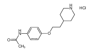 N-{4-[2-(4-Piperidinyl)ethoxy]phenyl}acetamide hydrochloride 1219971-90-0