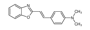 4-(2-benzooxazol-2-ylethenyl)-N,N-dimethyl-aniline 24675-13-6