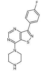 603975-66-2 structure, C15H14FN5S