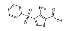 3-amino-4-(benzenesulfonyl)thiophene-2-carboxylic acid 175201-59-9